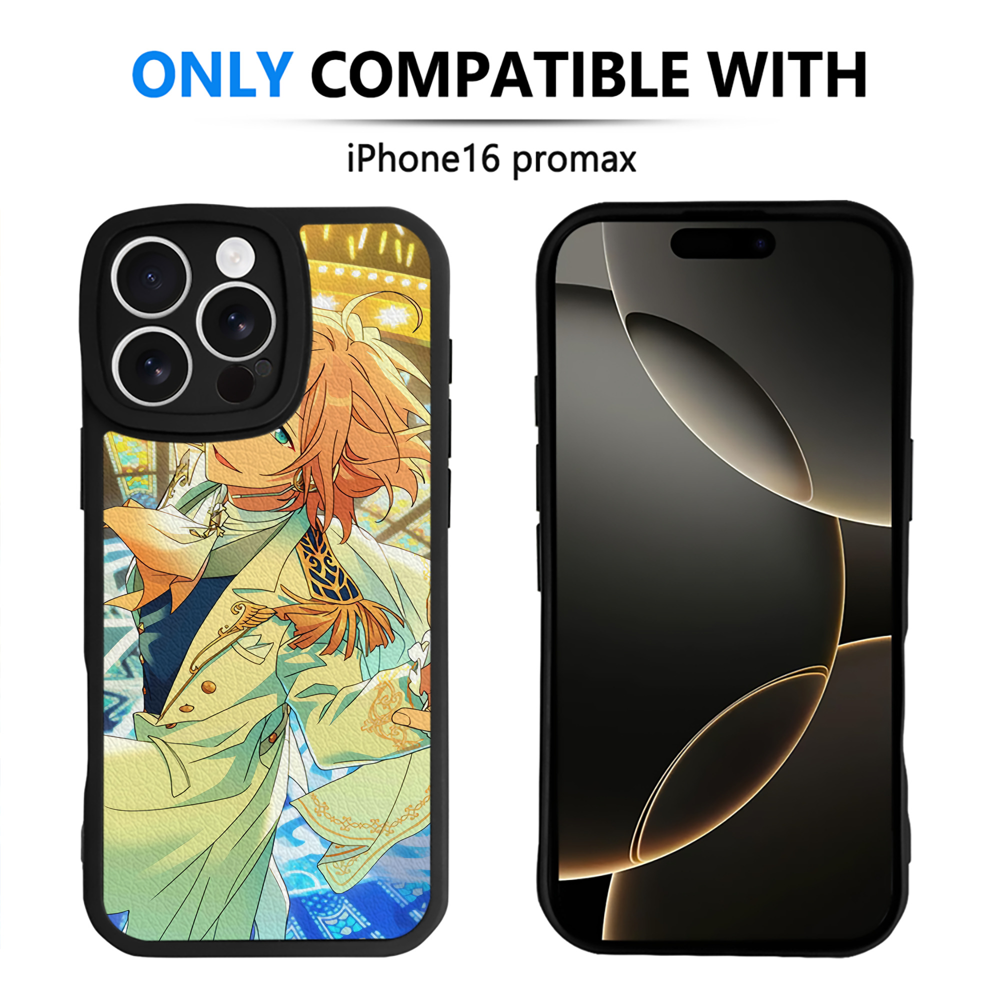 （画像用） あんさんぶるスターズ! Ensemble Stars 【iPhone 16シリーズ対応】シリコンスマホケース（レザー調） 材質：シリコン